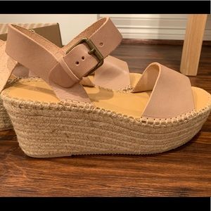 Soludos Minorca Platform Sandal in Dove Gray